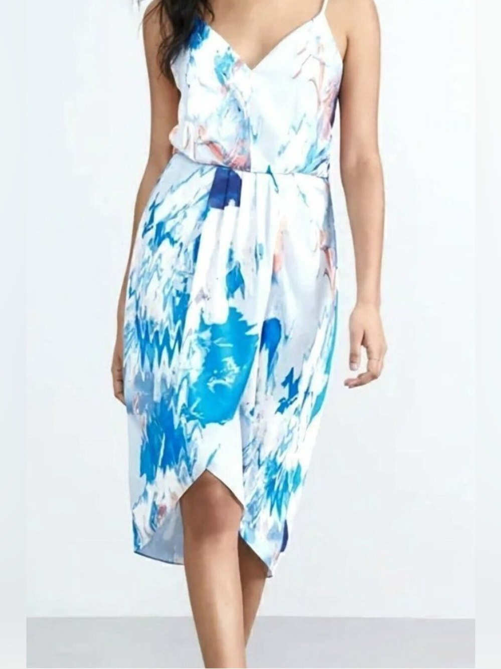 Chelsea 28 Print Faux Wrap Dress